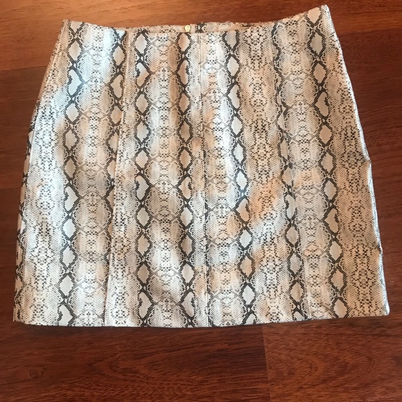 Snake Print Mini Skirt - Picture 6 of 6